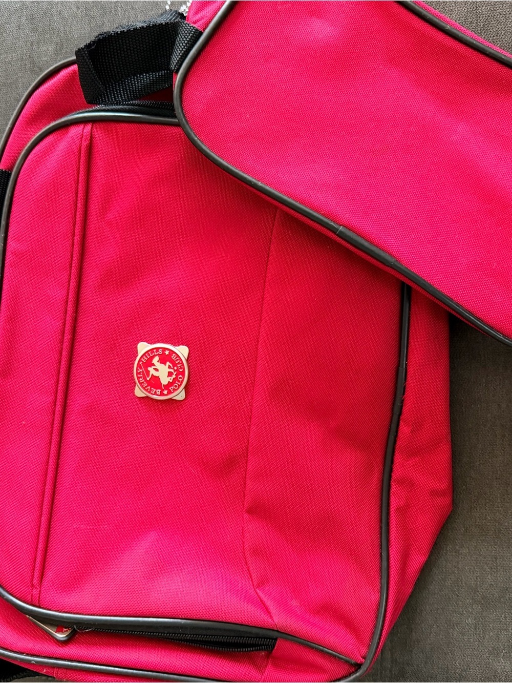 Beverly Hills Polo Club Men’s Red Toiletry and Travel Bag Set - Picture 6 of 7